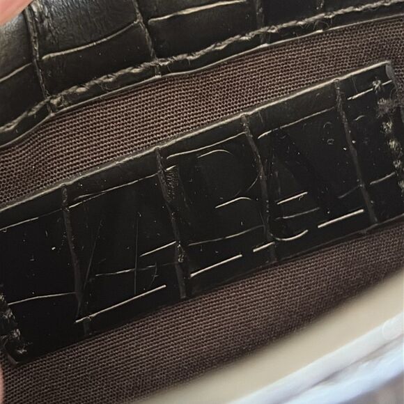 Zara Croc Embossed Vegan Leather Mini City Satchel Shoulder Bag - Picture 15 of 15